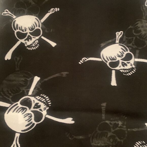 SKULL 60” Scarf   - Picture 4 of 4